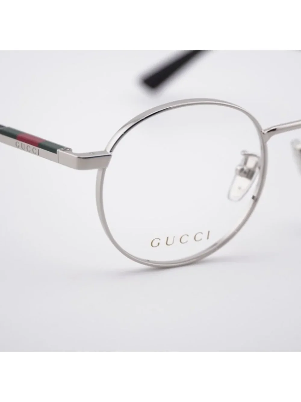 Gucci GG1966OK 001 Eyeglasses Silver 51mm Round Frame